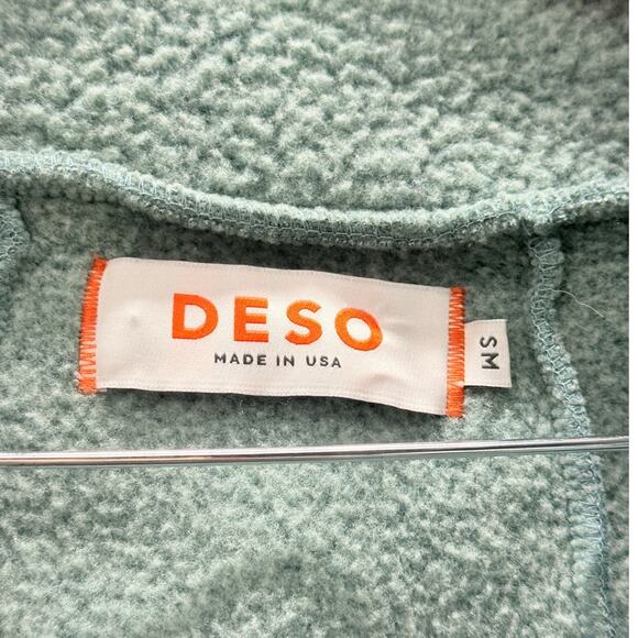 Deso Tioga Half-Zip Pull Over Fleecek Sweater S/M Fall‎ Winter Cozy Warm - Picture 5 of 7